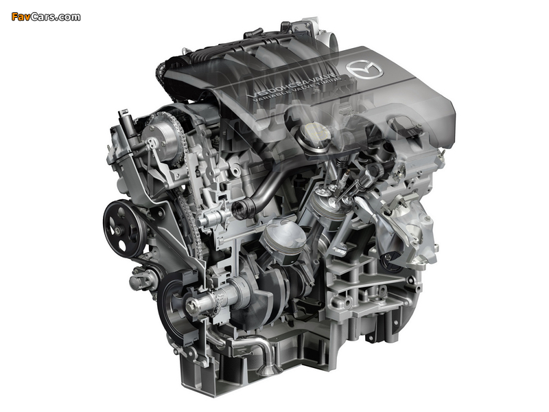 Images of Engines  Mazda 3.7L V6 DOHC 24-Valve (800 x 600)