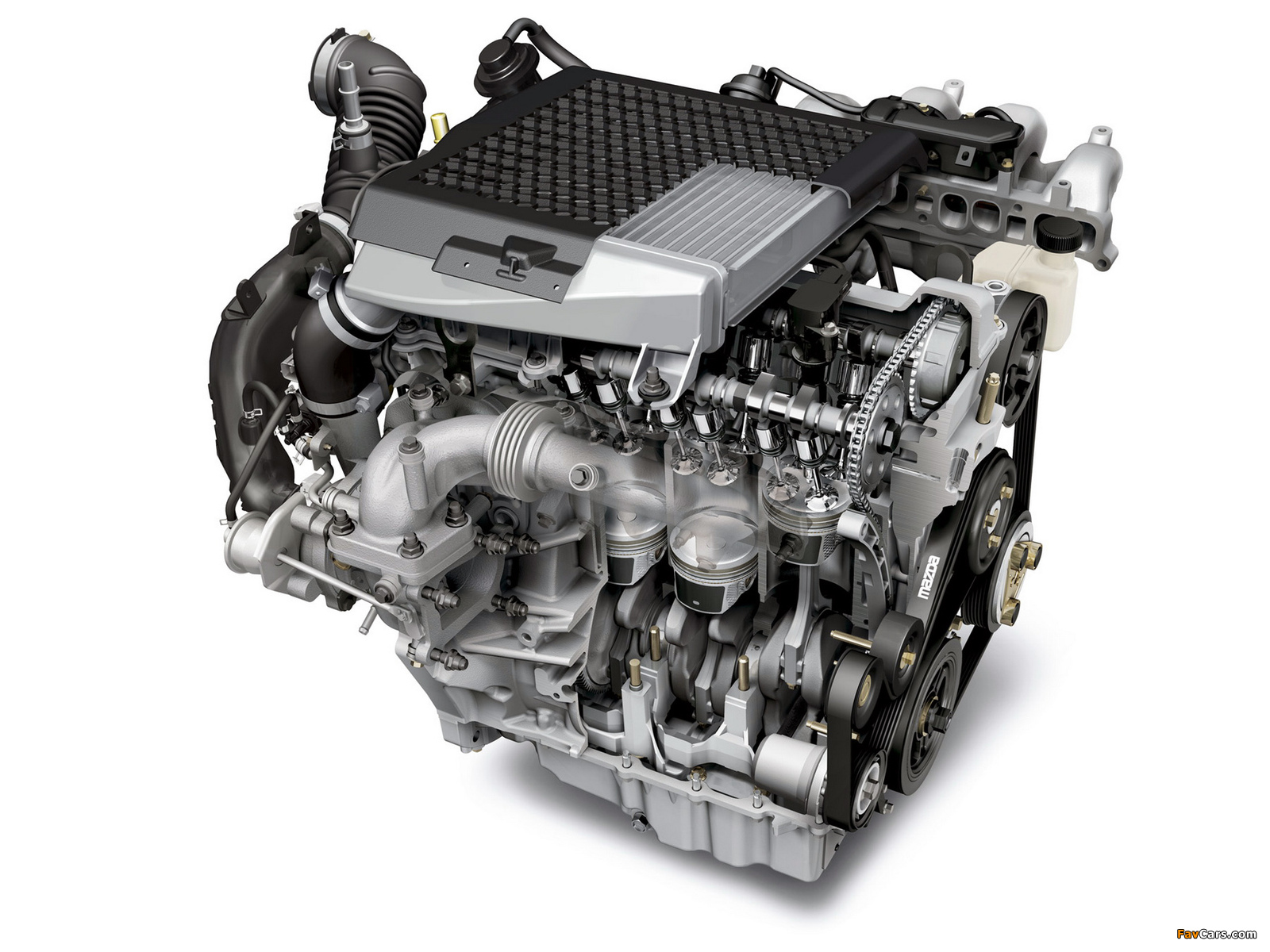 Engines  Mazda 2.3 MZR turbocharged (L4) photos (1600 x 1200)