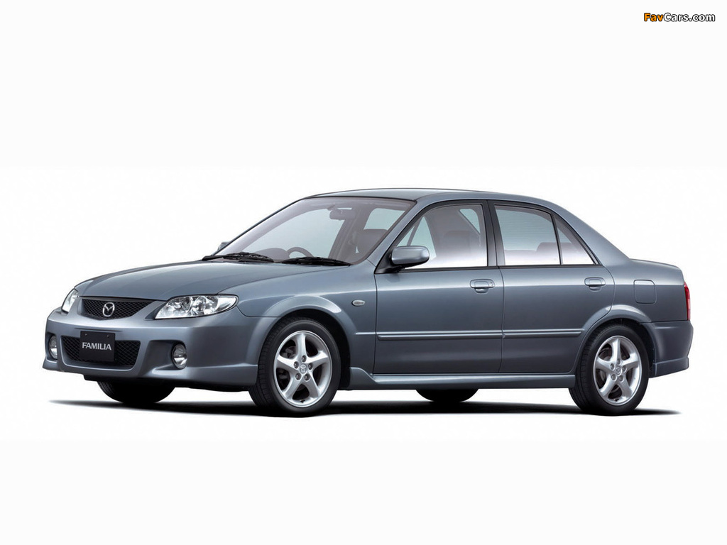 Images of Mazda Familia Sport 20 Sedan 2001–03 (1024 x 768)