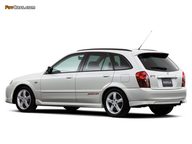 Images of Mazda Familia S-Wagon Sport 20 Special 2002–03 (640 x 480)