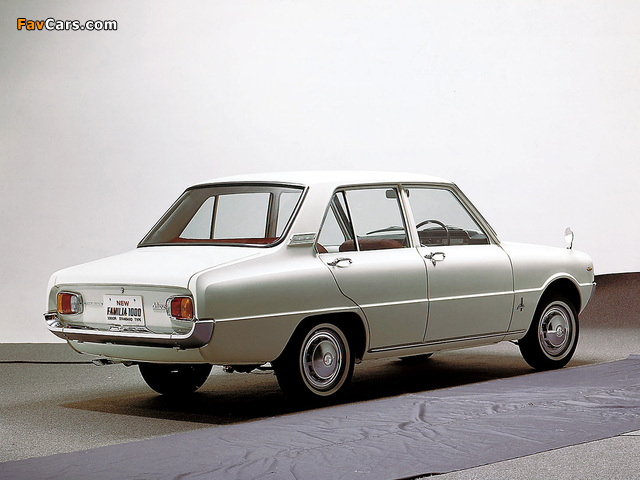 Mazda Familia 1000 4-door Sedan 1967–70 pictures (640 x 480)
