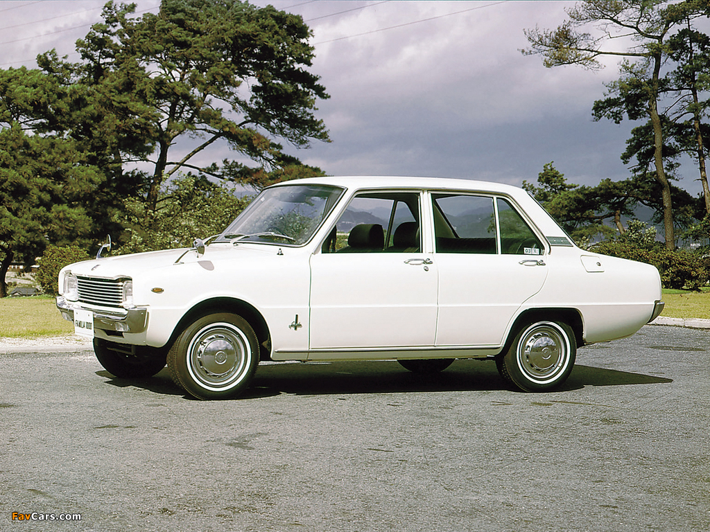 Mazda Familia 1000 4-door Sedan 1967–70 wallpapers (1024 x 768)