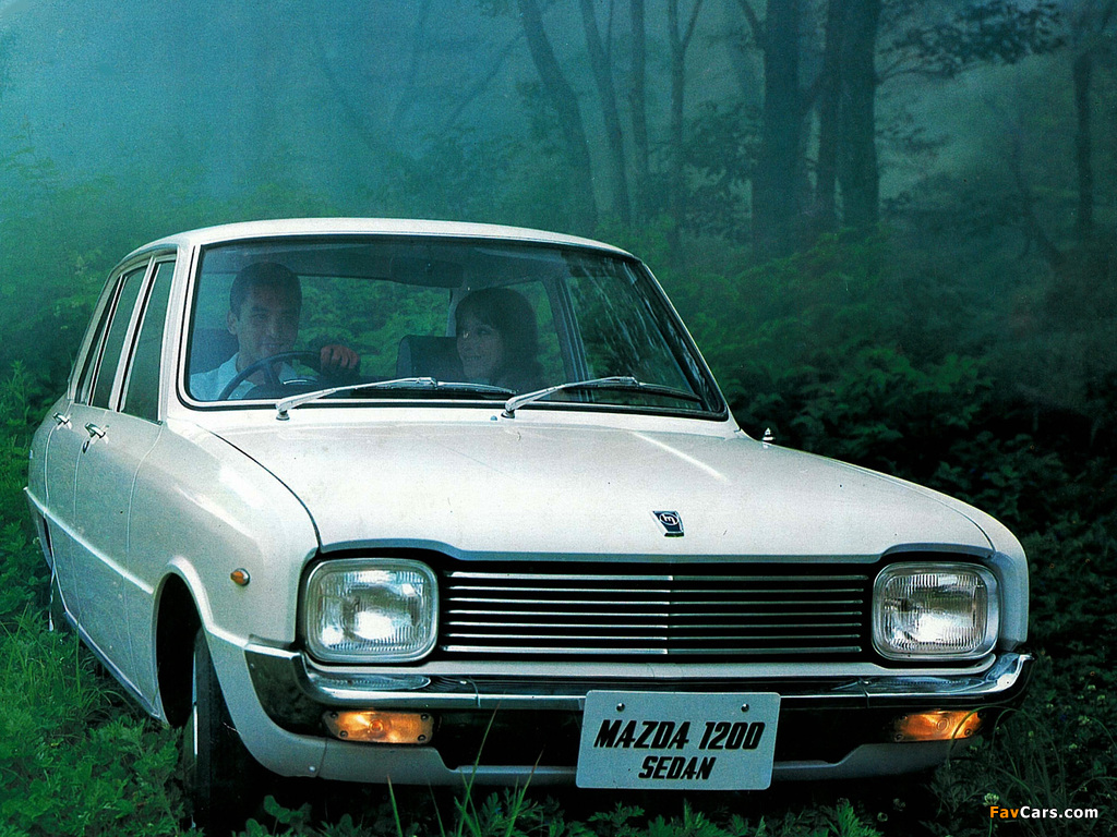 Mazda Familia 1200 4-door Sedan 1968–70 wallpapers (1024 x 768)