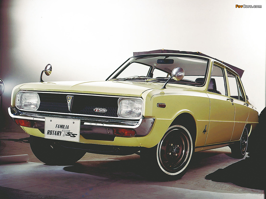 Mazda Familia Rotary TSS 1969–70 wallpapers (1024 x 768)