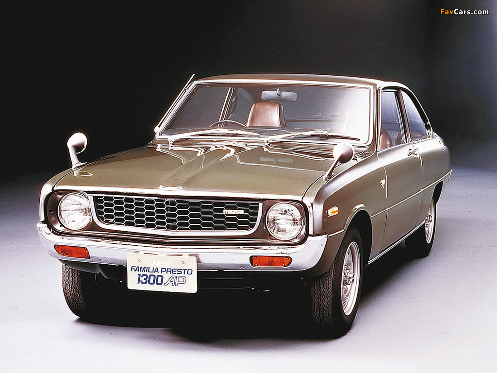 Mazda Familia Presto 1300 Coupe 1976 wallpapers (1024 x 768)