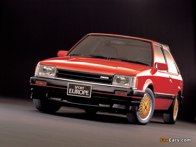 Mazda Familia Turbo Sport 1984 photos (640 x 480)