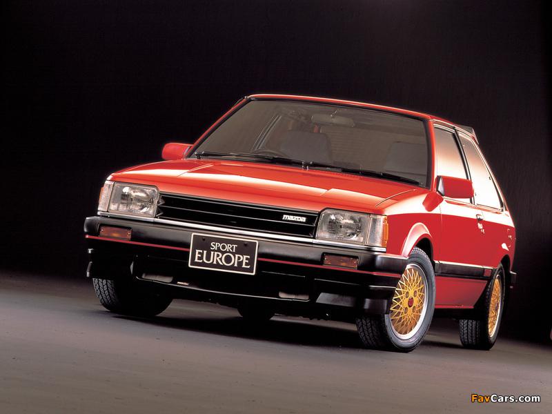 Mazda Familia Turbo Sport 1984 photos (800 x 600)