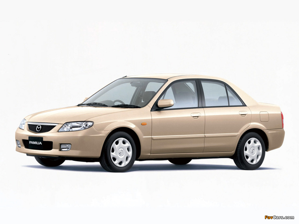 Mazda Familia LS Sedan 2000–03 images (1024 x 768)