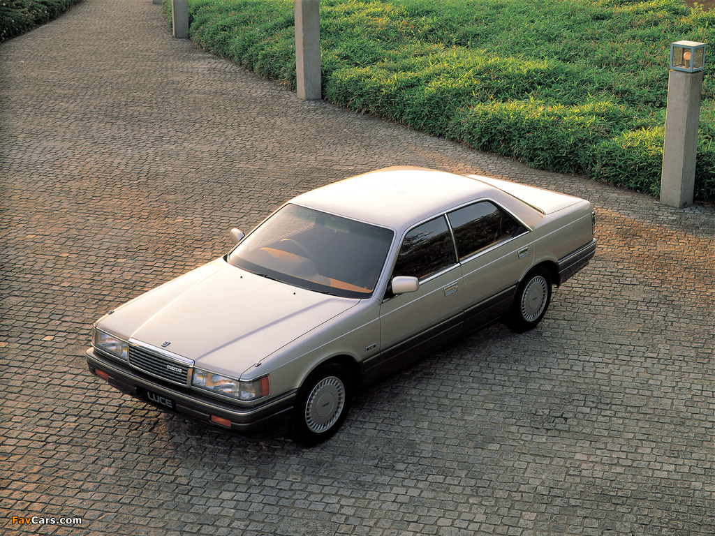 Mazda Luce 4-door Hardtop 1986–91 photos (1024 x 768)