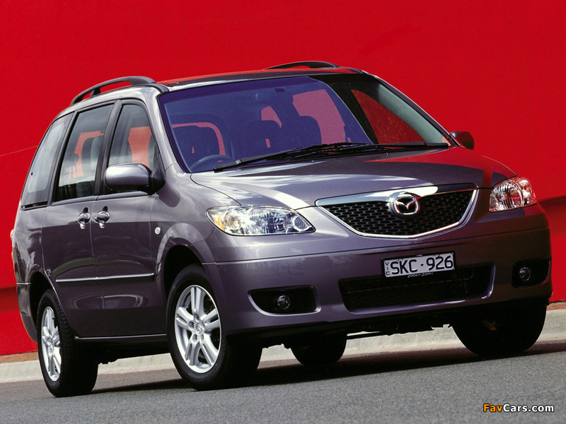 Pictures of Mazda MPV AU-spec 2002–06 (800 x 600)
