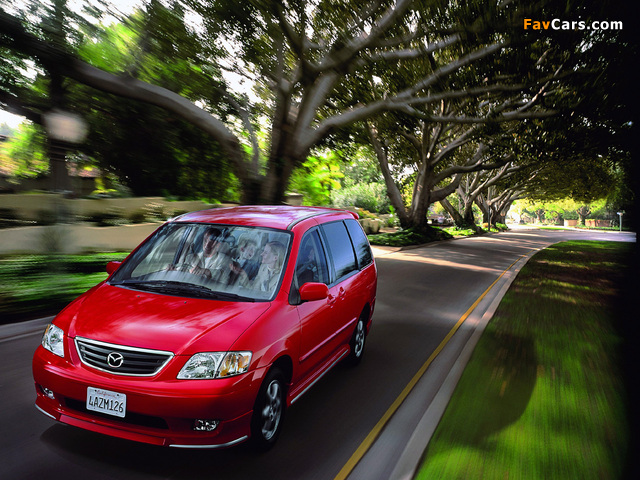 Mazda MPV JP-spec 1999–2002 wallpapers (640 x 480)