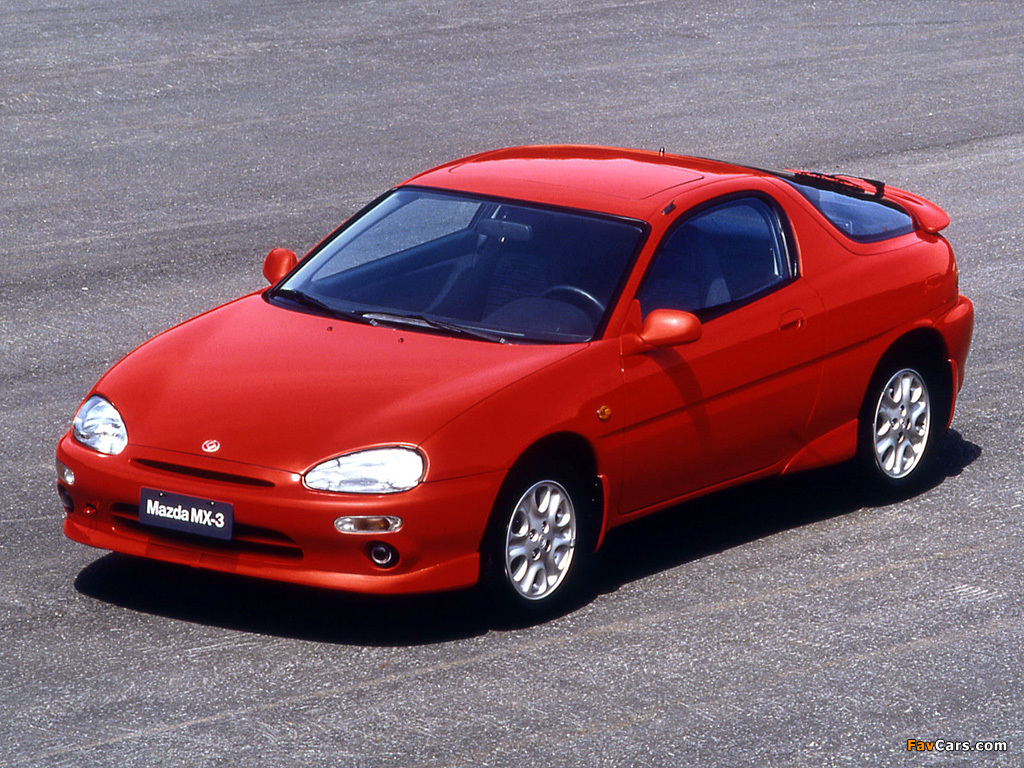 Mazda MX-3 1991–98 pictures (1024 x 768)