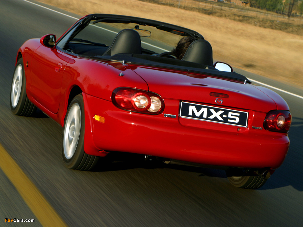 Mazda MX-5 Roadster ZA-spec (NB) 1998–2005 images (1024 x 768)