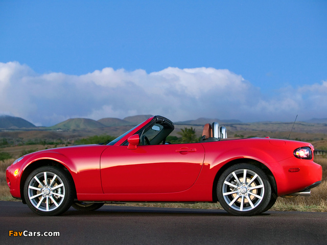 Mazda MX-5 Roadster US-spec (NC) 2005–08 photos (640 x 480)