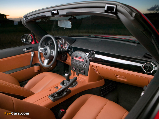 Mazda MX-5 Roadster US-spec (NC) 2005–08 wallpapers (640 x 480)
