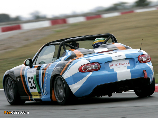 Mazda MX-5 GT Race Car (NC2) 2009–10 wallpapers (640 x 480)