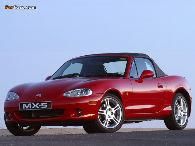 Photos of Mazda MX-5 Roadster ZA-spec (NB) 1998–2005 (640 x 480)