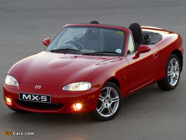 Photos of Mazda MX-5 Roadster ZA-spec (NB) 1998–2005 (640 x 480)