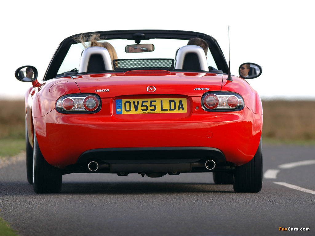 Pictures of Mazda MX-5 Roadster UK-spec (NC1) 2005–08 (1024 x 768)