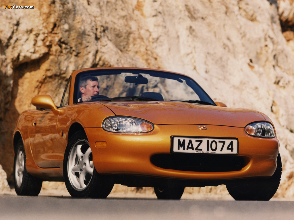 Mazda MX-5 Roadster UK-spec (NB) 1998–2005 wallpapers (1024 x 768)