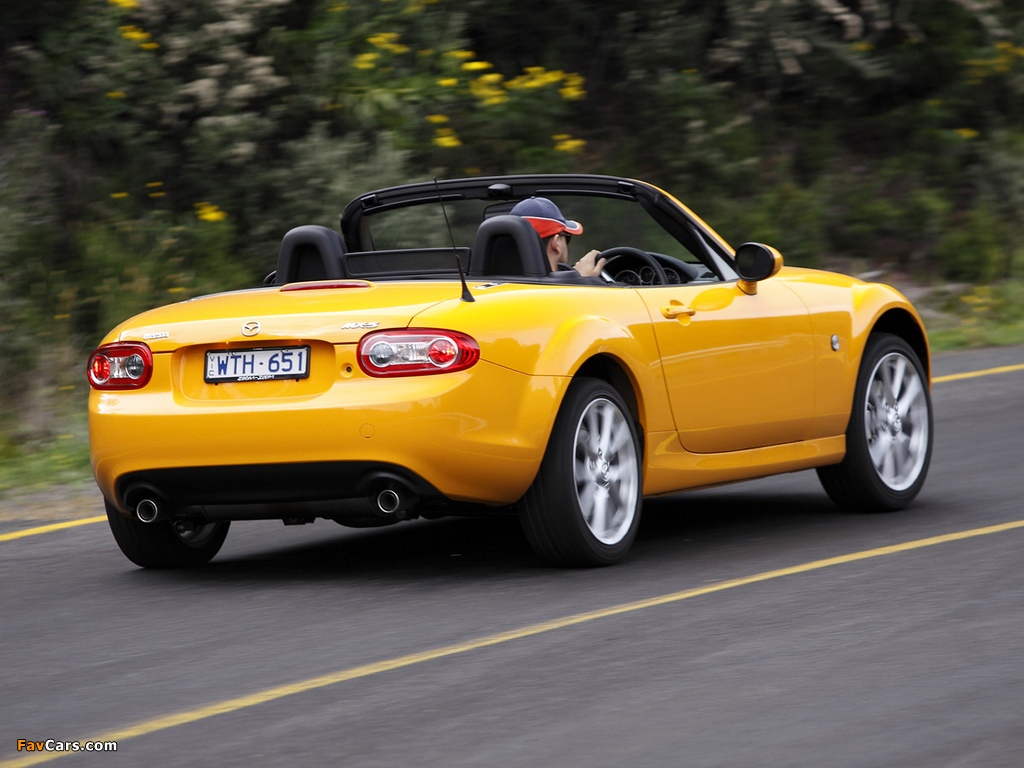 Mazda MX-5 Roadster AU-spec (NC2) 2008–12 wallpapers (1024 x 768)