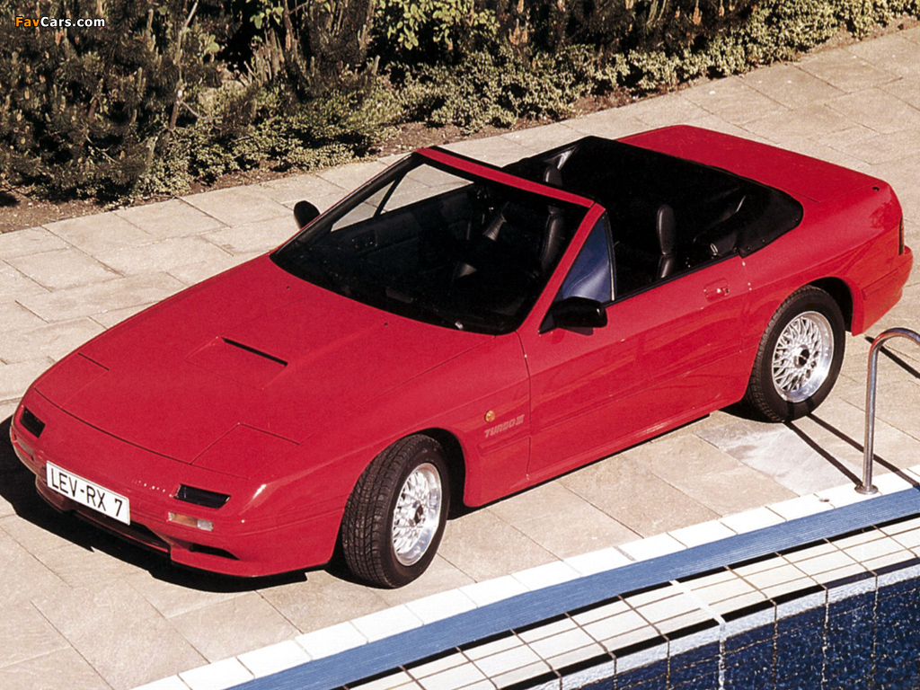 Mazda RX-7 Turbo II Convertible (FC) 1988–91 wallpapers (1024 x 768)
