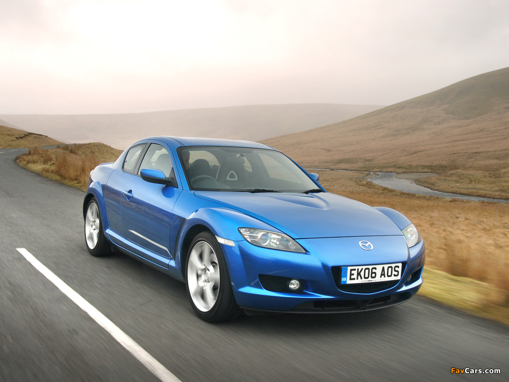 Mazda RX-8 UK-spec 2003–08 images (1024 x 768)