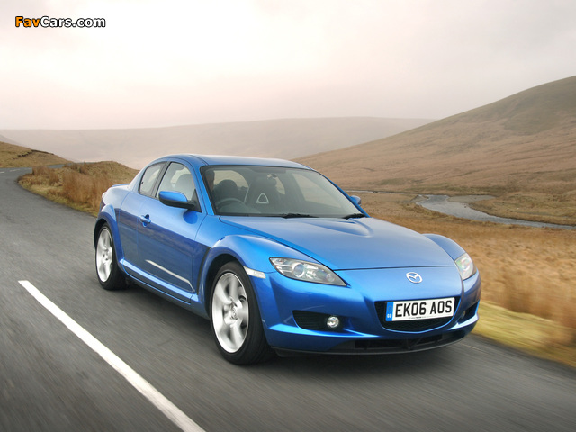 Mazda RX-8 UK-spec 2003–08 images (640 x 480)