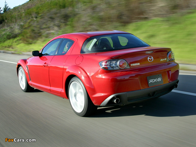 Mazda RX-8 US-spec 2003–08 photos (640 x 480)