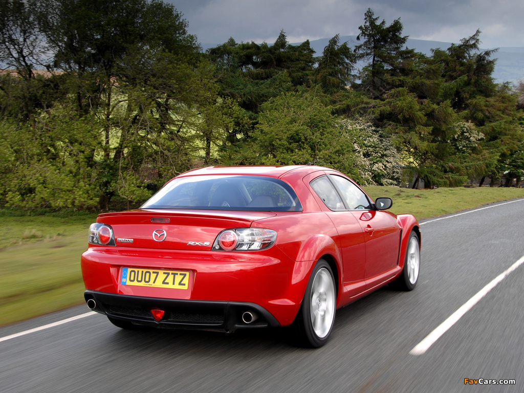 Mazda RX-8 UK-spec 2003–08 photos (1024 x 768)