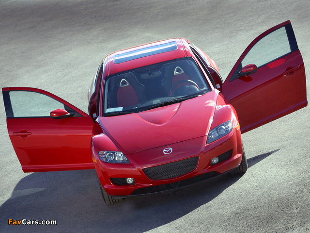 Mazda RX-8 US-spec 2003–08 pictures (640 x 480)
