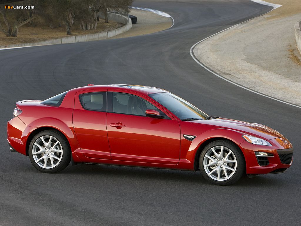 Mazda RX-8 US-spec 2008–11 photos (1024 x 768)