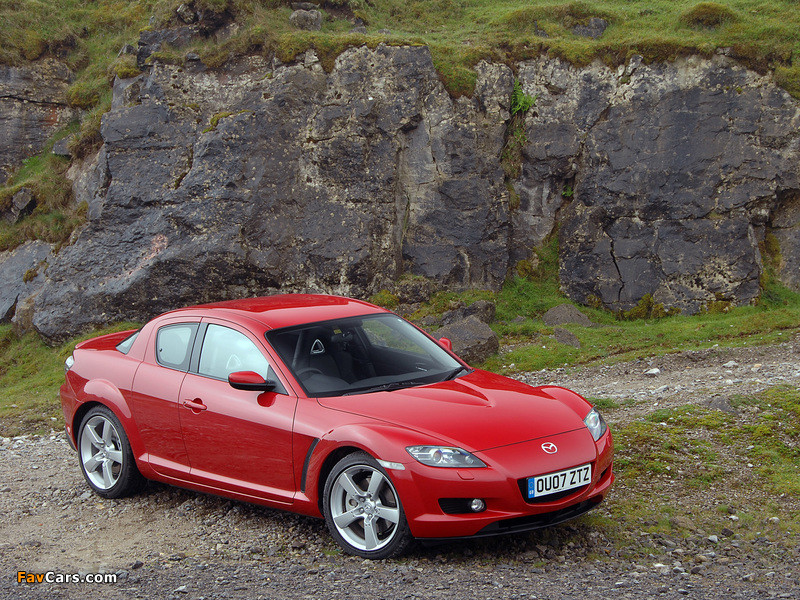 Mazda RX-8 UK-spec 2003–08 wallpapers (800 x 600)