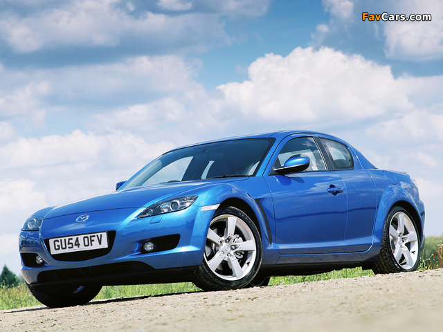 Mazda RX-8 UK-spec 2003–08 wallpapers (640 x 480)