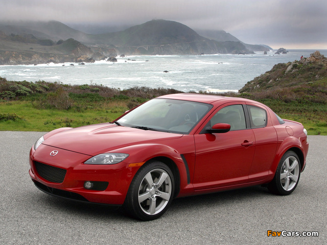 Mazda RX-8 US-spec 2003–08 wallpapers (640 x 480)