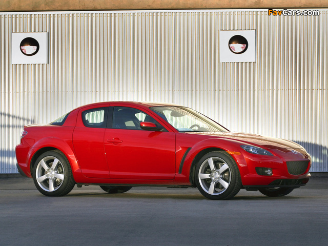 Mazda RX-8 US-spec 2003–08 wallpapers (640 x 480)