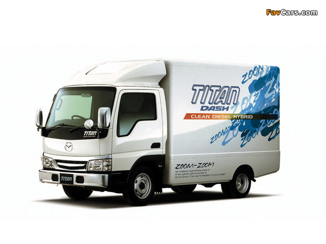 Mazda Titan Dash Clean Diesel Hybrid Concept (IV) 2002 wallpapers (640 x 480)
