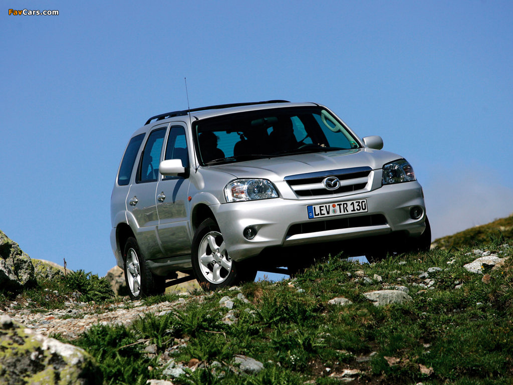 Mazda Tribute 2004–07 wallpapers (1024 x 768)