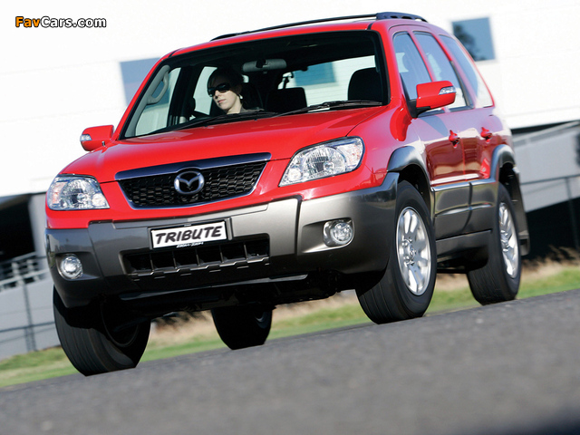 Mazda Tribute AU-spec 2006–08 wallpapers (640 x 480)