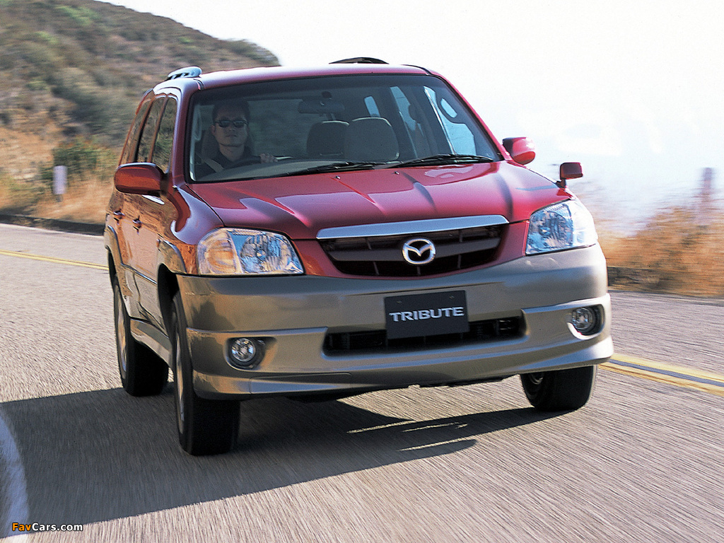 Mazda Tribute GL-X 2000–04 wallpapers (1024 x 768)