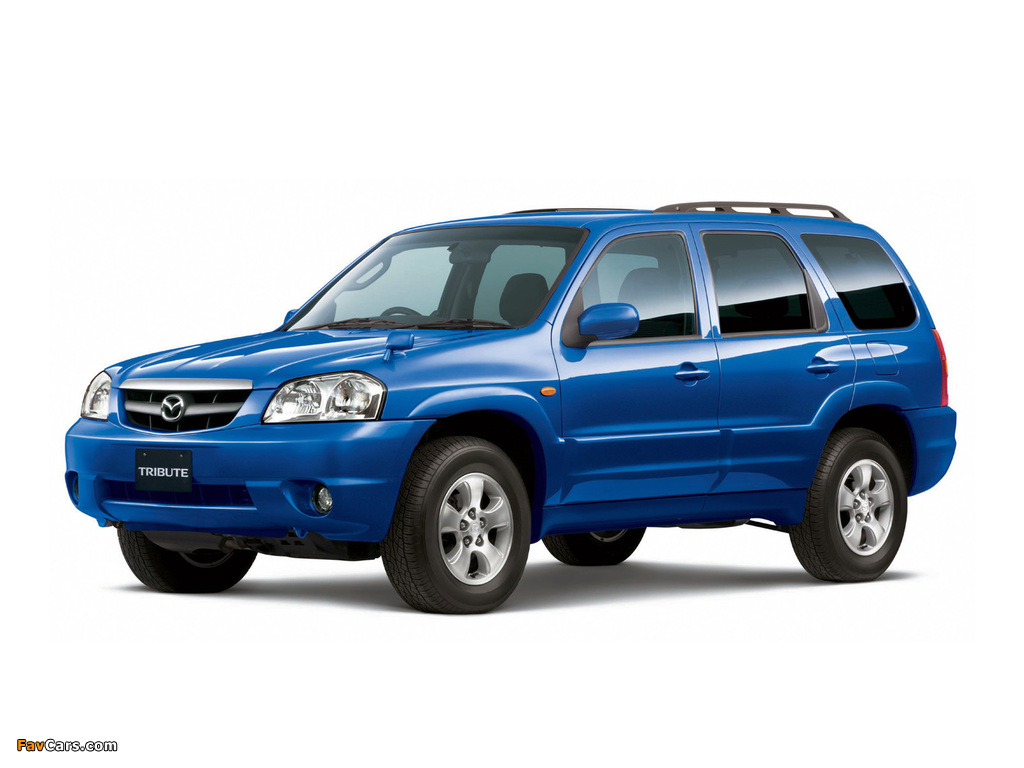 Mazda Tribute GL-X 2001–04 wallpapers (1024 x 768)