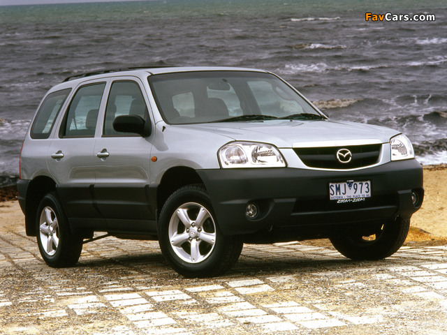 Mazda Tribute AU-spec (J14) 2001–2004 wallpapers (640 x 480)