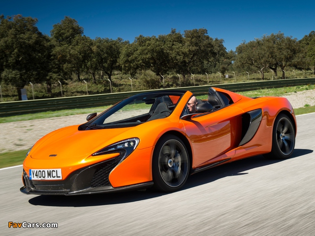 Photos of McLaren 650S Spyder 2014 (640 x 480)