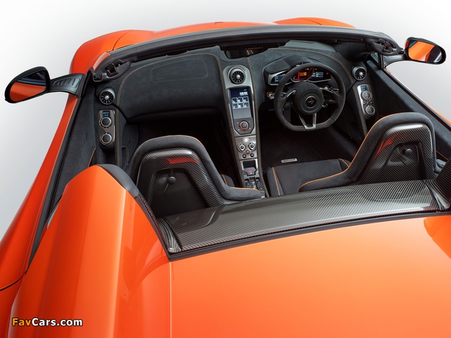 Pictures of McLaren 650S Spyder UK-spec 2014 (640 x 480)