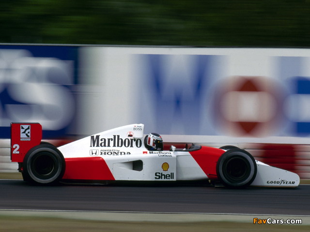 McLaren Honda MP4-7 1992 images (640 x 480)