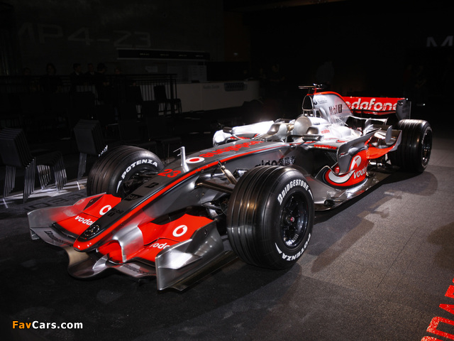 McLaren Mercedes-Benz MP4-23 2008 wallpapers (640 x 480)