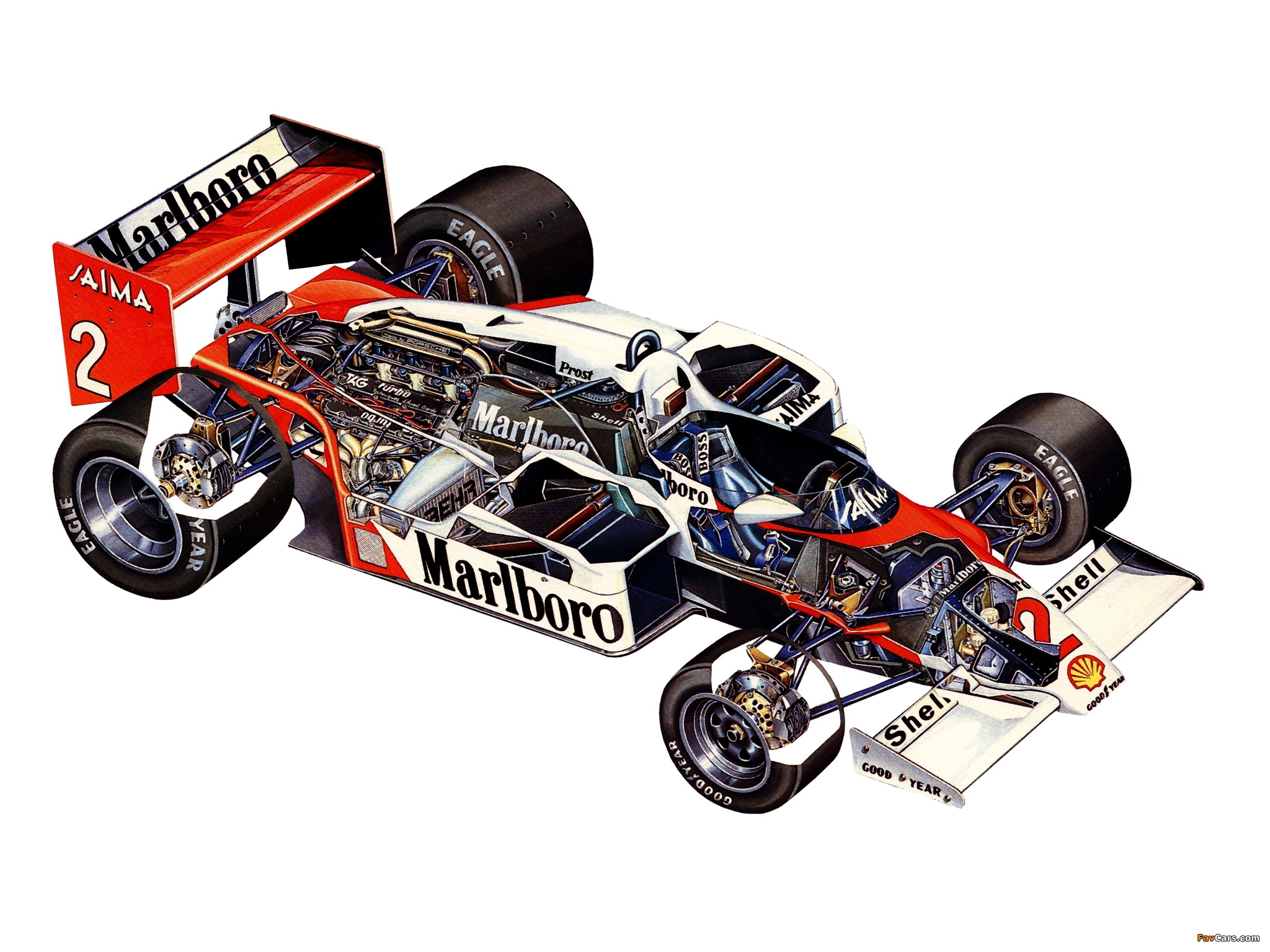 Pictures of McLaren MP4-2B 1985 (2048 x 1536)