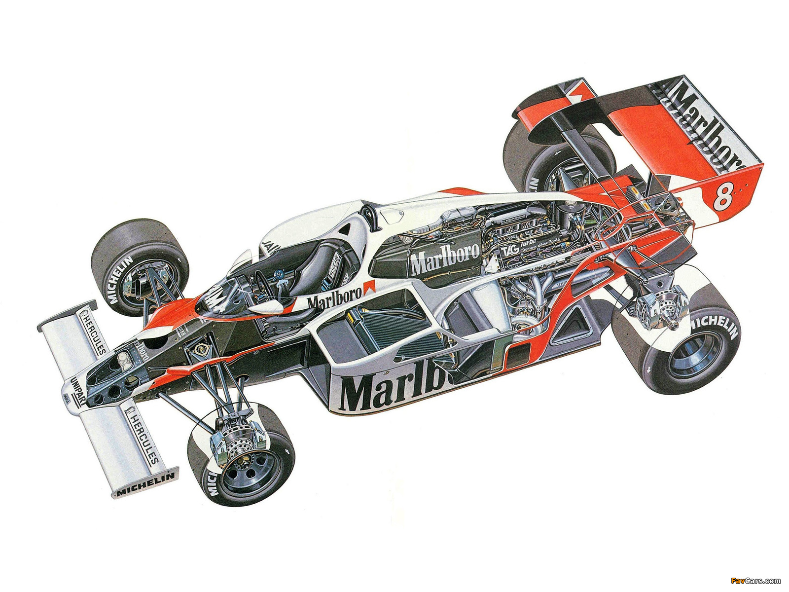 McLaren MP4-2 1984 wallpapers (1600 x 1200)