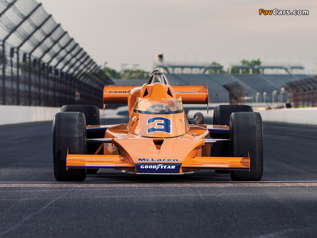 Images of McLaren M16C Indy 500 Race Car 1973–74 (640 x 480)