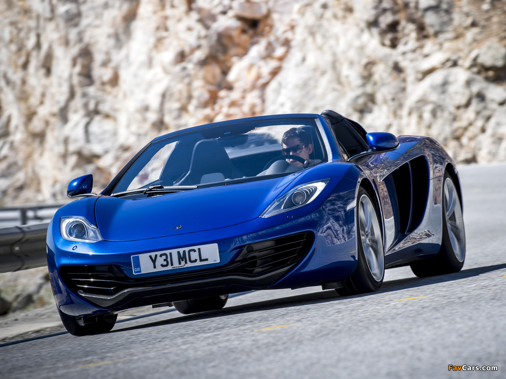 McLaren MP4-12C Spyder 2012–14 images (1024 x 768)